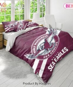 Manly Warringah Sea Eagles Maroon White Doona Cover