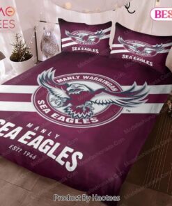 Manly Warringah Sea Eagles Maroon White Doona Cover 3