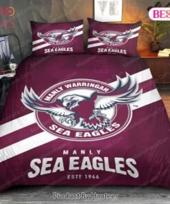 Manly Warringah Sea Eagles Maroon White Doona Cover 4