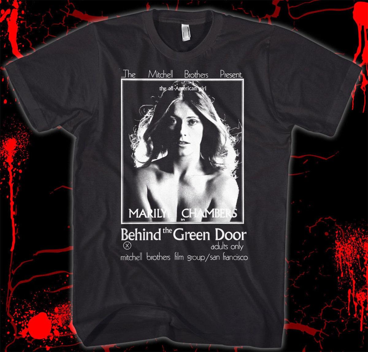 Marilyn Chambers Behind The Green Door Poster Vintage T-shirt