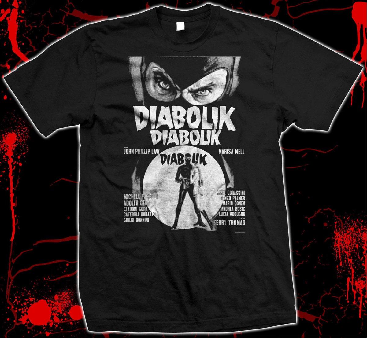 Mario Bava Film Danger Diabolik Movie Poster T-shirt Best Fans Gifts