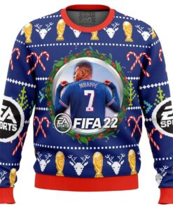 Mbappe Ea Sports Fifa Mens Ugly Christmas Sweater 1