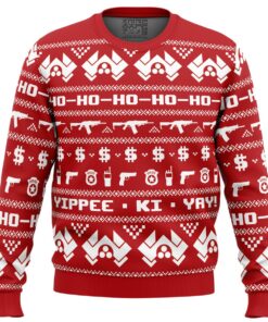 Mcclane Winter Die Hard Yippee Ki yay Red Christmas Sweater Best Ugly Sweatshirt For Fans 1