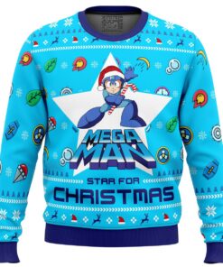 Mega Merry Christmas Mega Man Funny Ugly Christmas Sweater