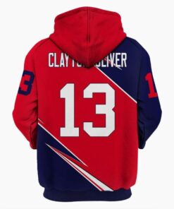 Melbourne Demons Clayton Oliver #13 Zip Hoodie For Fans