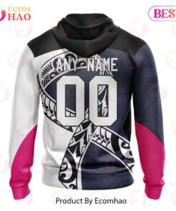 Melbourne Demons Custom Name Number Fight Cancer Zip Hoodie Best Gift For Fans