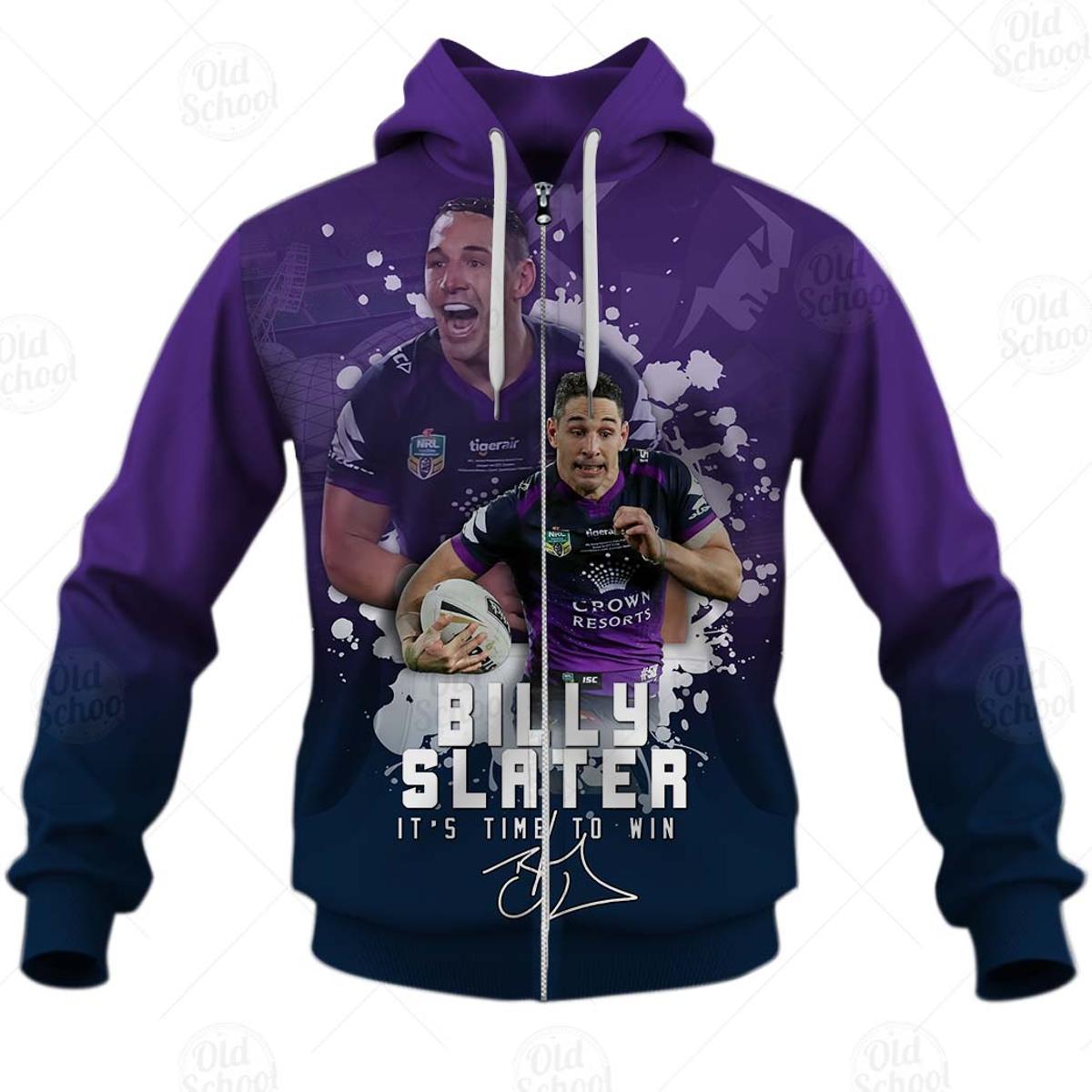 Melbourne Storm Cameron Smith No 9 Zip Hoodie Best Gift For Fans