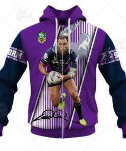 Melbourne Storm Cameron Smith No 9 Zip Up Hoodie Best Gift For Fans 1