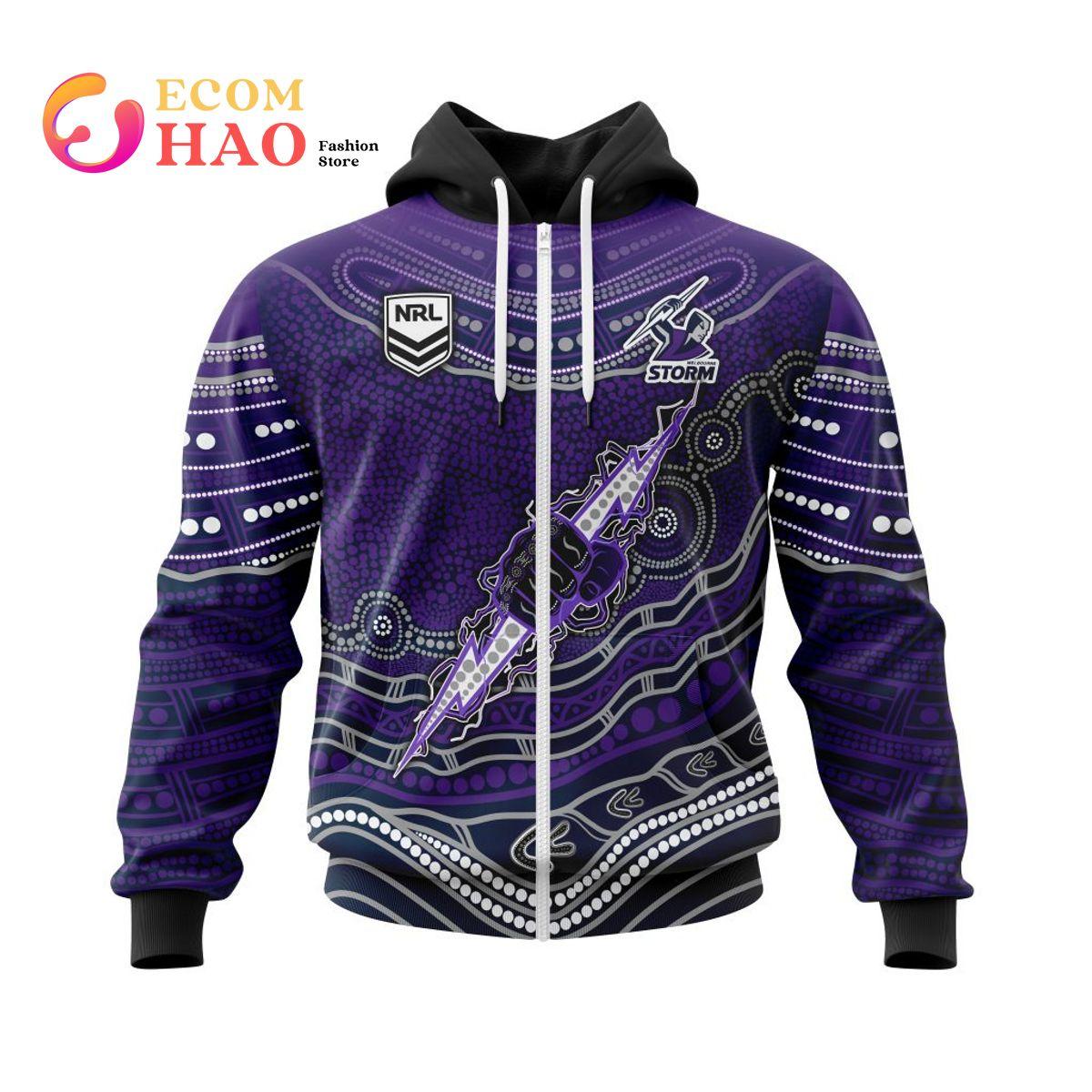 Melbourne Storm Custom Name Number Motocross Zip Hoodie Gift For Fans