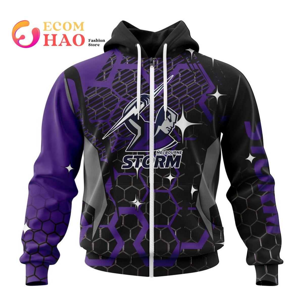 Melbourne Storm Custom Name Number Rose Dragon Zip Hoodie Funny Gift For Fans