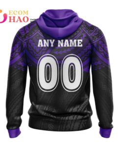 Melbourne Storm Custom Name Number Polynesian Zip Up Hoodie Gifts For Lovers 2