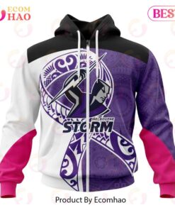 Melbourne Storm Custom Name Number Samoa Fight Cancer Zip Up Hoodie Gifts For Lovers 1