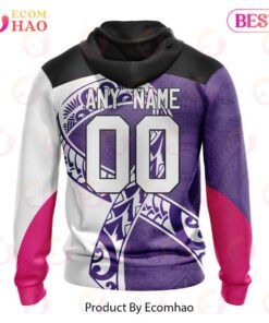 Melbourne Storm Custom Name Number Samoa Fight Cancer Zip Up Hoodie Gifts For Lovers 2