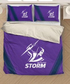 Melbourne Storm Custom Name Number Mix Jersey Zip Hoodie Purple