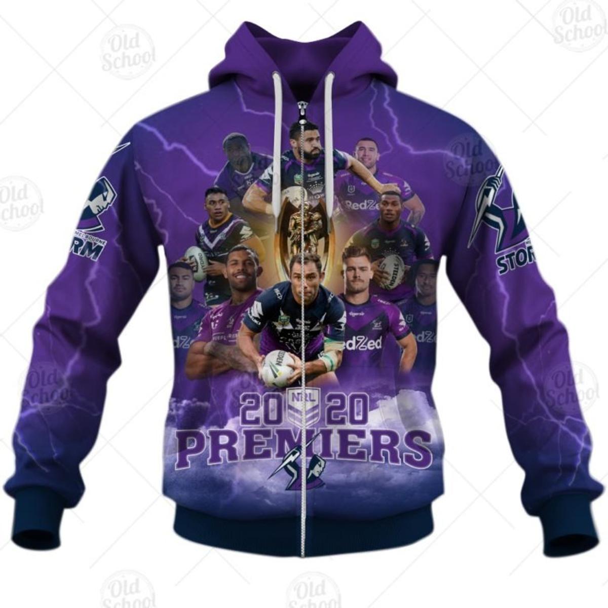 Melbourne Storm Memorable Moments Zip Hoodie Best Gift For Fans