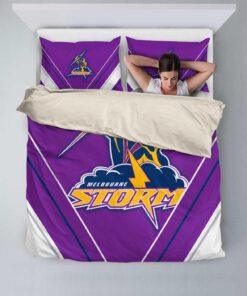 Melbourne Storm Purple White Stripes Logo 1998 ? 2018 Doona Cover