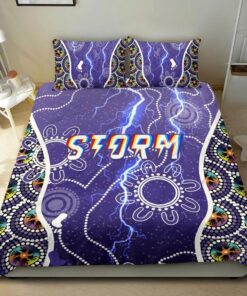Melbourne Storm Unique Indigenous Comforter Sets 1