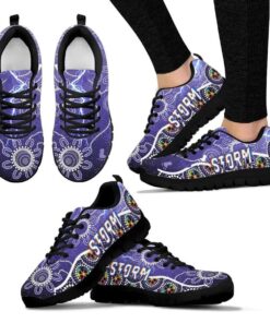 Melbourne Storm Unique Indigenous Running Shoes Mix Colour