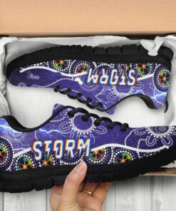 Melbourne Storm Unique Indigenous Running Shoes Mix Colour 4