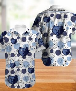 Memphis Grizzlies Sea Animals Patterns Hawaiian Shirt Funny Gift For Nba Fans