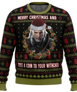 Monster The Witcher Xmas Style Ugly Christmas Sweater Best Holiday Gift For Fans