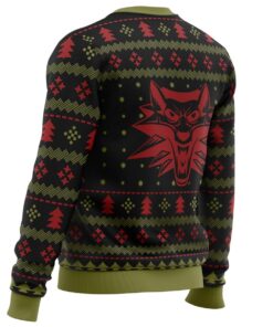 Merry Christmas And Toss A Coin The Witcher Ugly Christmas Sweater 3