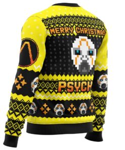 Merry Christmas Psychos Borderlands Funny Ugly Christmas Sweater 3