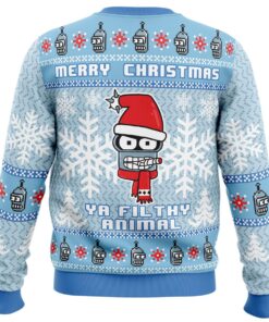 Merry Christmas Ya Filthy Animal Futurama Ugly Xmas Sweater