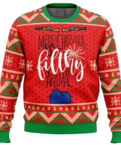 Merry Christmas Home Alone Mens Ugly Christmas Sweater