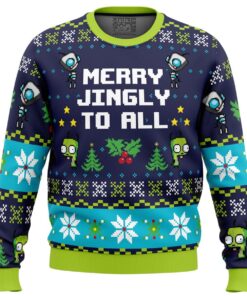 Merry Jingly Invader Zim Xmas Sweater