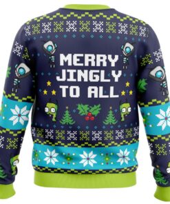 Merry Jingly Invader Zim Xmas Sweater 2