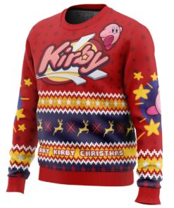 Merry Kirby Christmas Kirby Ugly Christmas Sweater Funny Gift For Video Game Fans