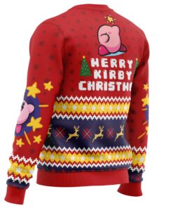 Merry Kirby Christmas Kirby Ugly Christmas Sweater Funny Gift For Video Game Fans 3