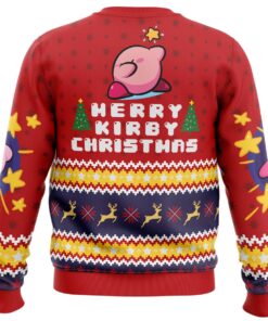 Merry Kirby Christmas Kirby Ugly Christmas Sweater Funny Gift For Video Game Fans 4