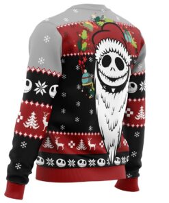 Merry Nightmare The Nightmare Before Christmas Ugly Christmas Sweater Funny Gift For Movie Fans 3