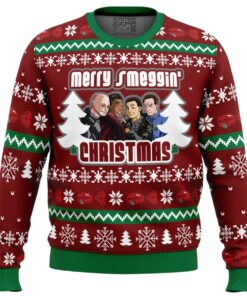 Merry Smeggin’ Christmas Red Dwarf Christmas Sweater For Men And Women