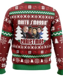 Merry Smeggin Christmas Red Dwarf Christmas Sweater For Men And Women 2