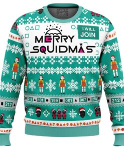 On The First Day Of Christmas Squid Game Funny Christmas Sweater Gift For Tv Series Fans