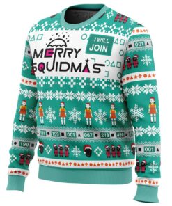 Merry Squidmas Squid Game Tv Series Funny Christmas Sweater Best Gift For Movie Fans 2