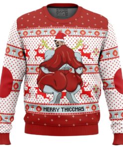 Merry Thiccmas Omni Man Invincible Plus Size Ugly Christmas Sweater