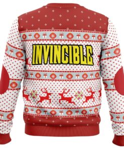 Merry Thiccmas Omni Man Invincible Plus Size Ugly Christmas Sweater