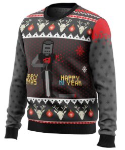 Merry Xmas And Happy Ni Year Monty Python Plus Size Ugly Christmas Sweater 2