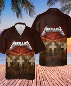 Metallica Master Of Puppets Album Graphic Hawaiian Shirt Gift For Fans