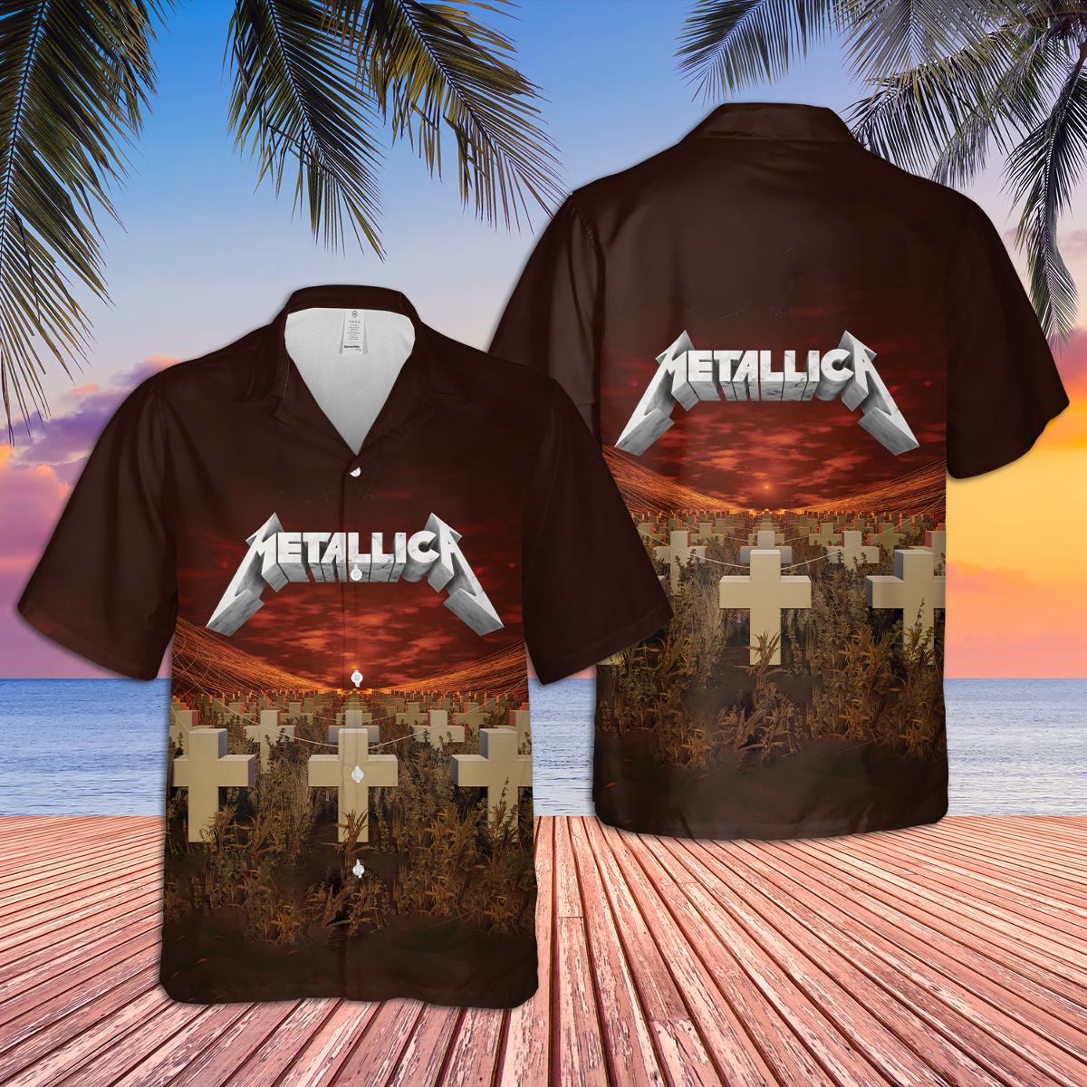 Thrash Metal Band Metallica Miami Concert Hawaiian Shirt Best Gift For Fans