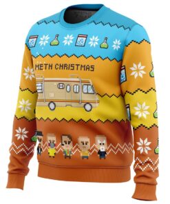 Methy Christmas Breaking Bad Ugly Christmas Sweater Gift 2