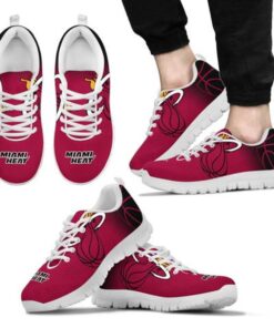 Miami Heat Running Shoes Red Best For Fans