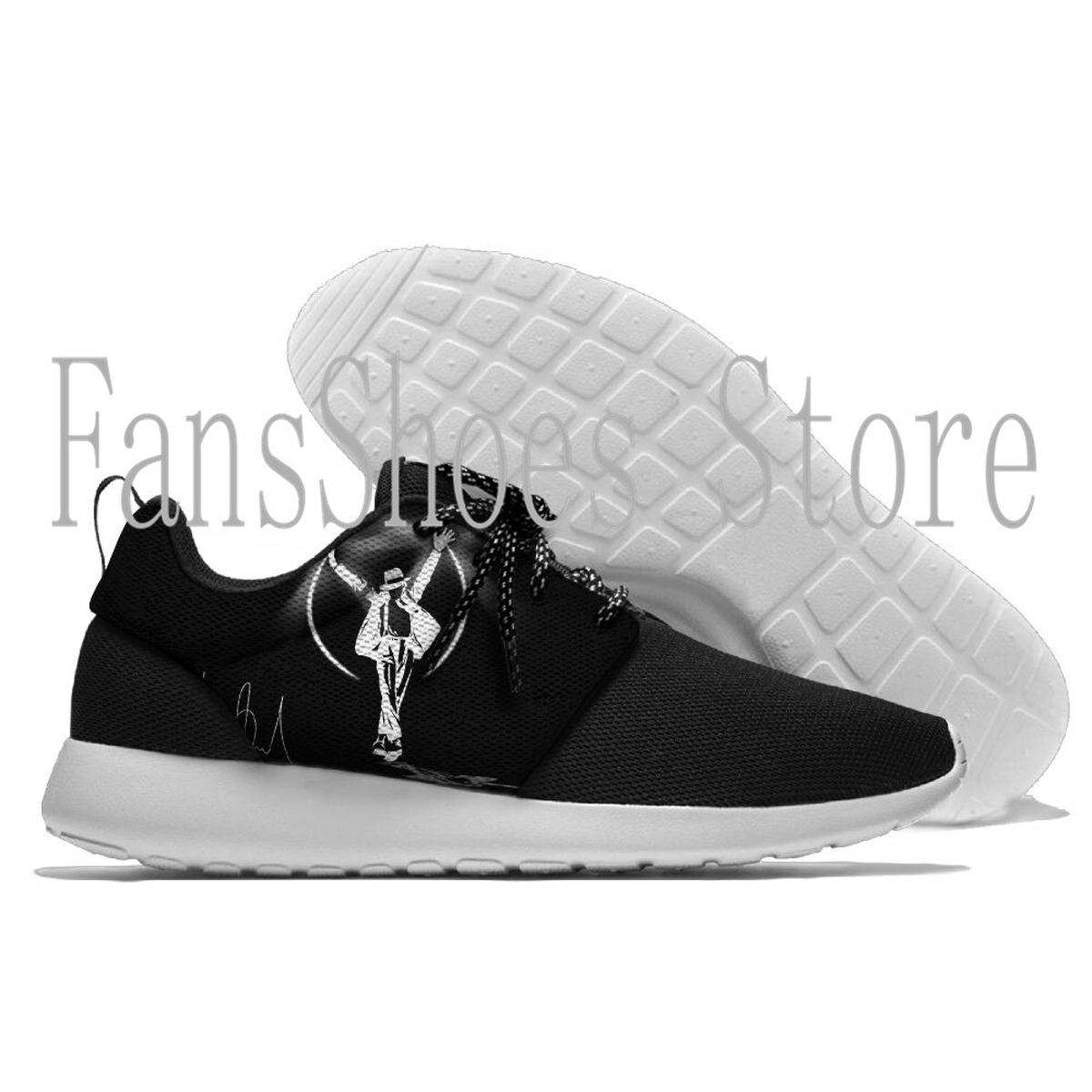 Michael Jackson Special Design Running Shoes Black