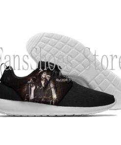 Michael Jackson Black Running Shoes For Fans