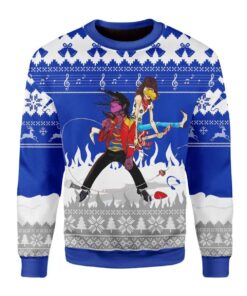 Michael Jackson Blue Ugly Christmas Sweater