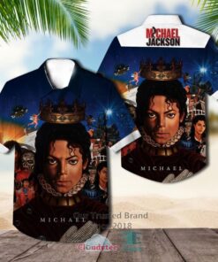 Michael Jackson King Of Pop Vintage Printed Hawaiian Shirt For Men Women Fans